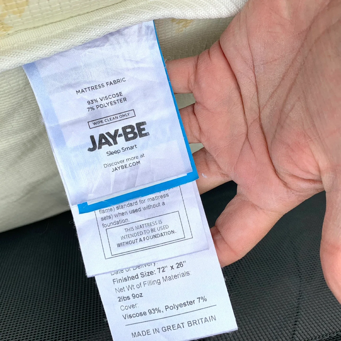 JAY-BE Folding Bed with Mattress image indicator(8)