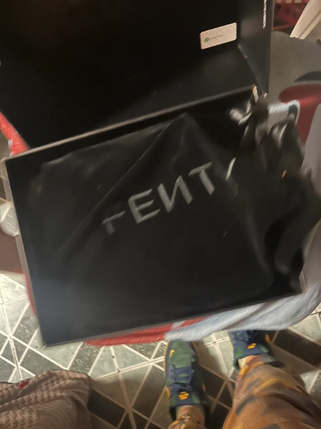 Puma x Fenty Red Corduroy Sneakers image indicator(5)