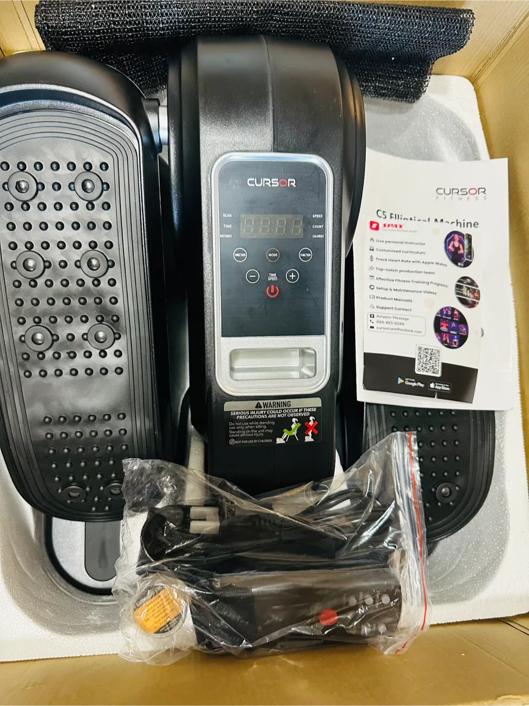 New! Cursor Fitness C5 Elliptical Machine image indicator(2)