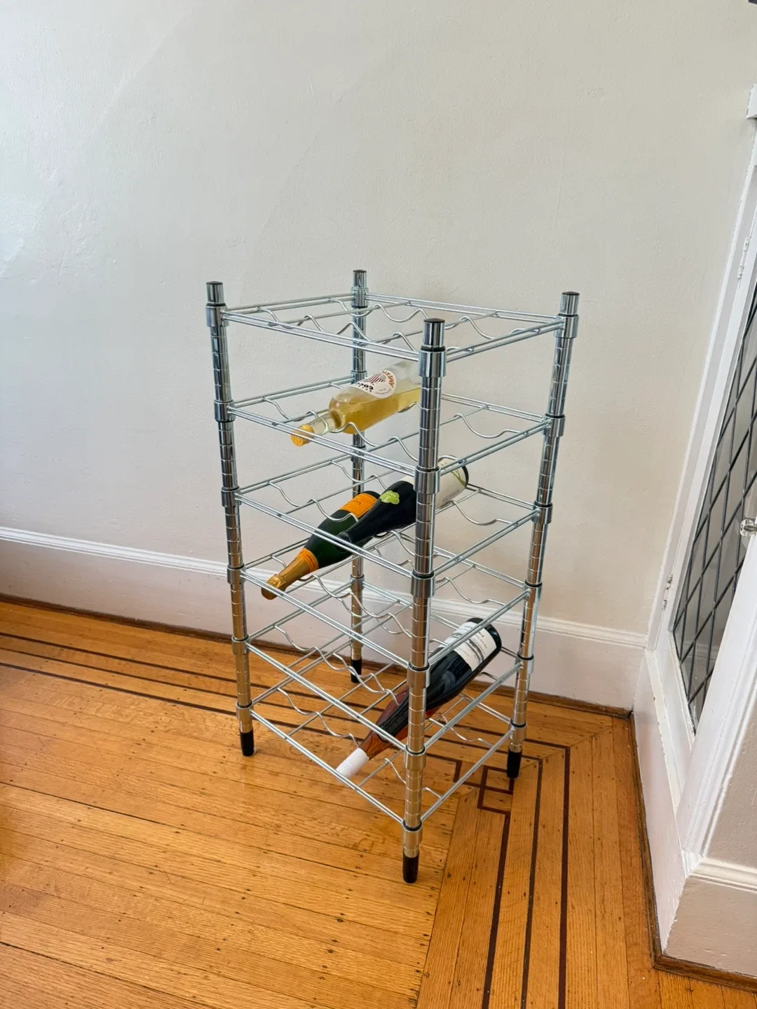 Chrome Wine Rack