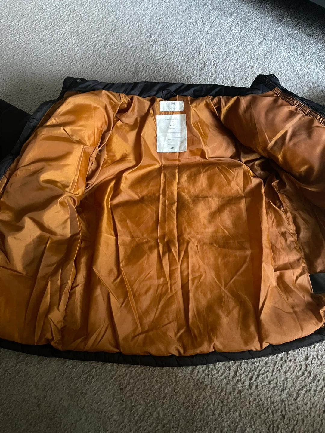 H&M Kids Black Puffer Jacket, Size 9-10 - photo 3