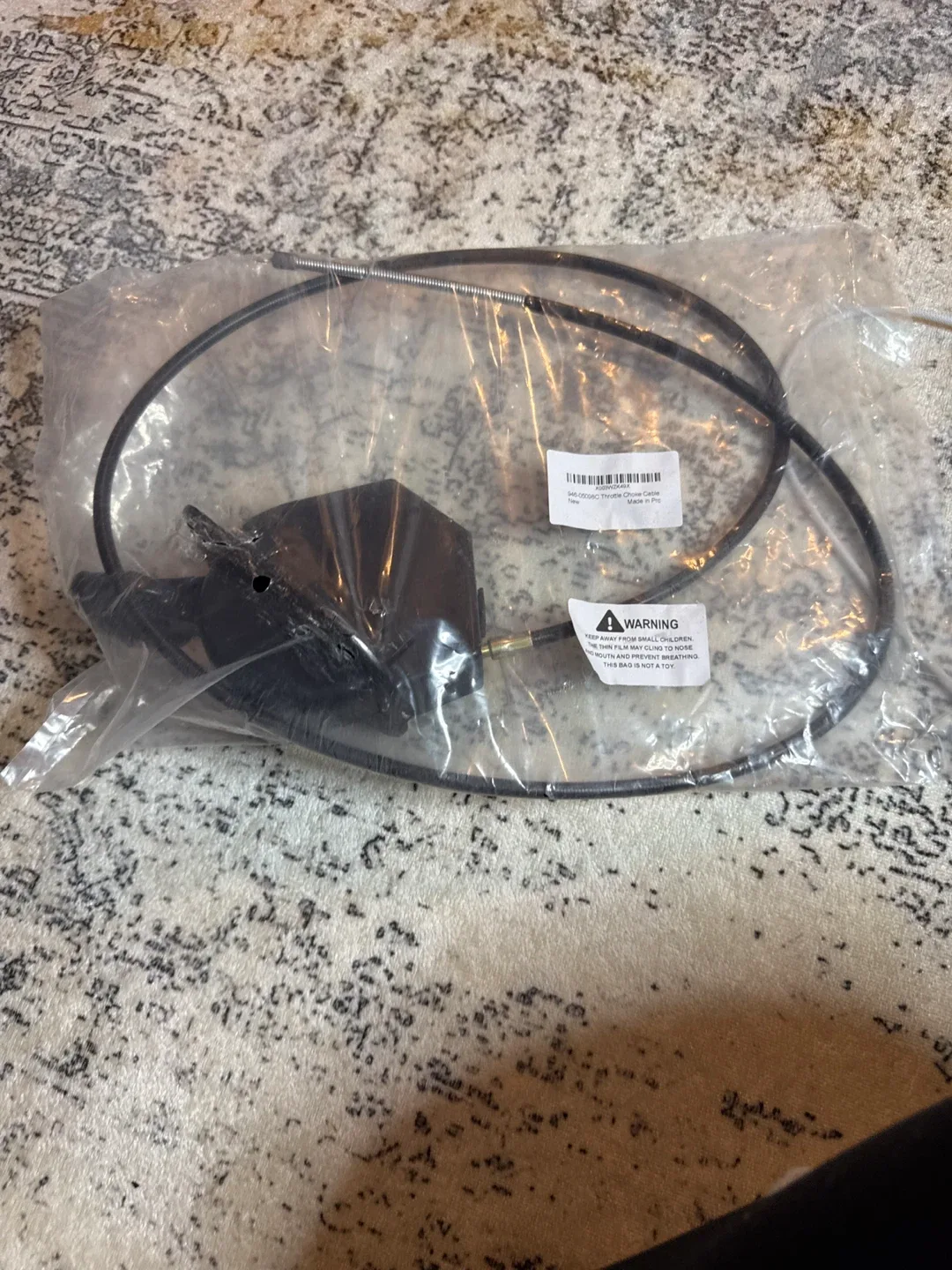 Throttle Choke Cable M-050080 - New in Package thumbnail