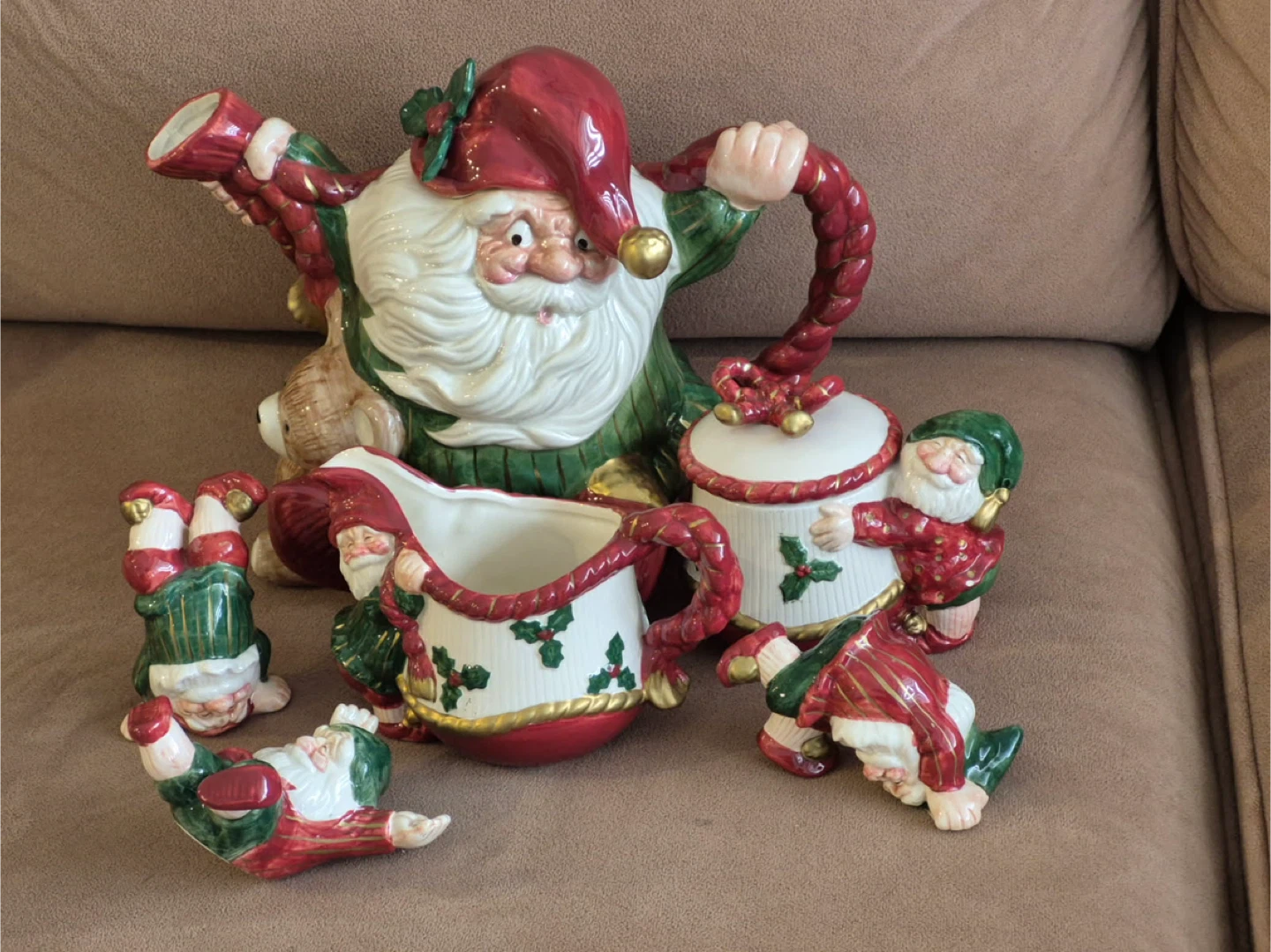 Vintage Fitz & Floyd Christmas Set