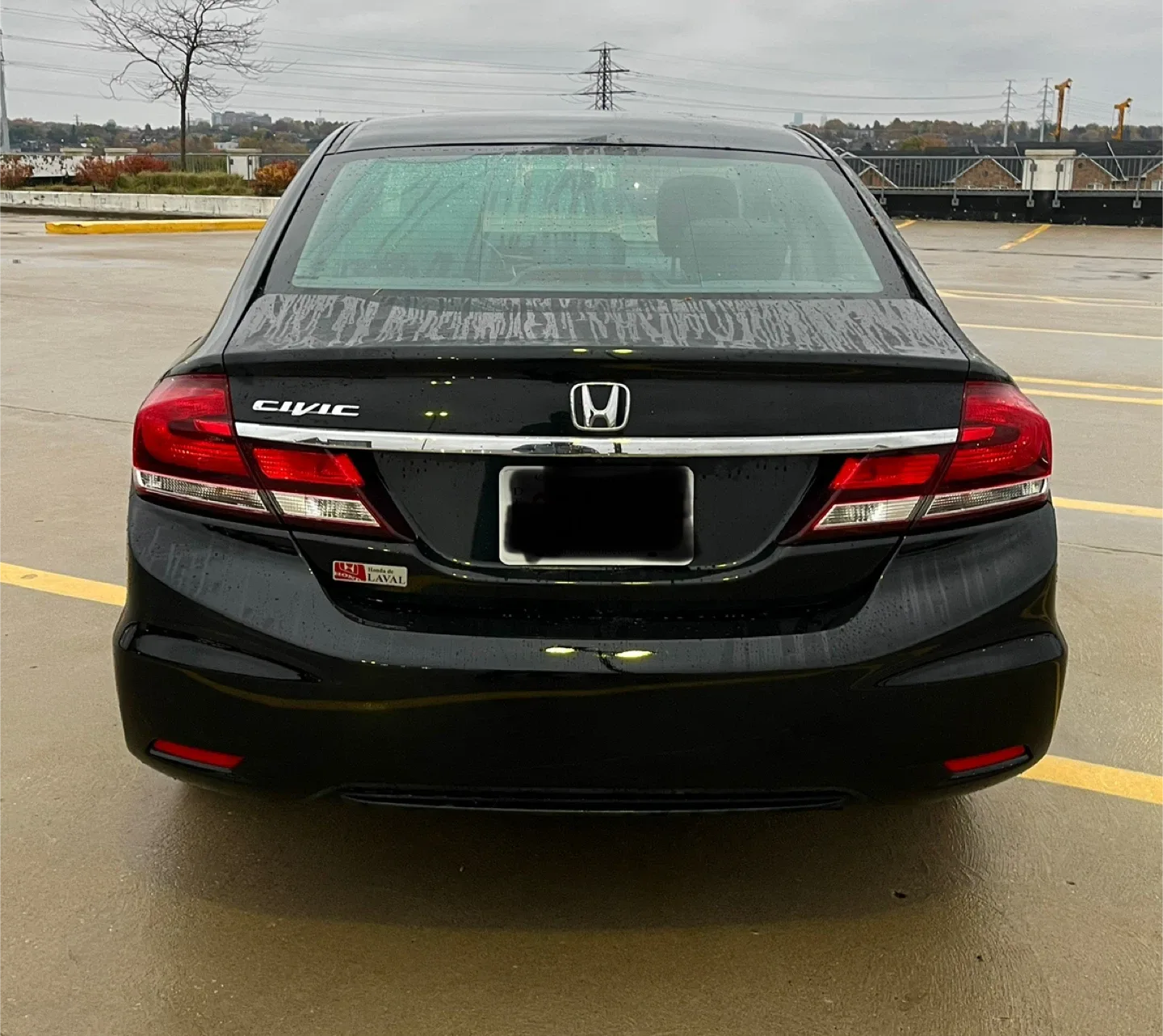 2015 Certified with safety Black Honda Civic Sedan image indicator(6)