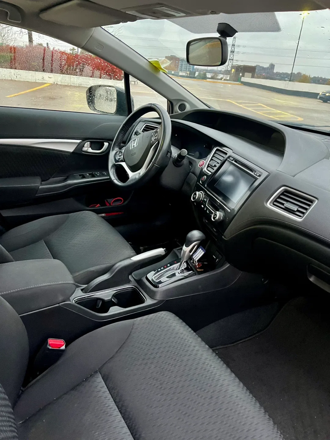 2015 Certified with safety Black Honda Civic Sedan image indicator(8)