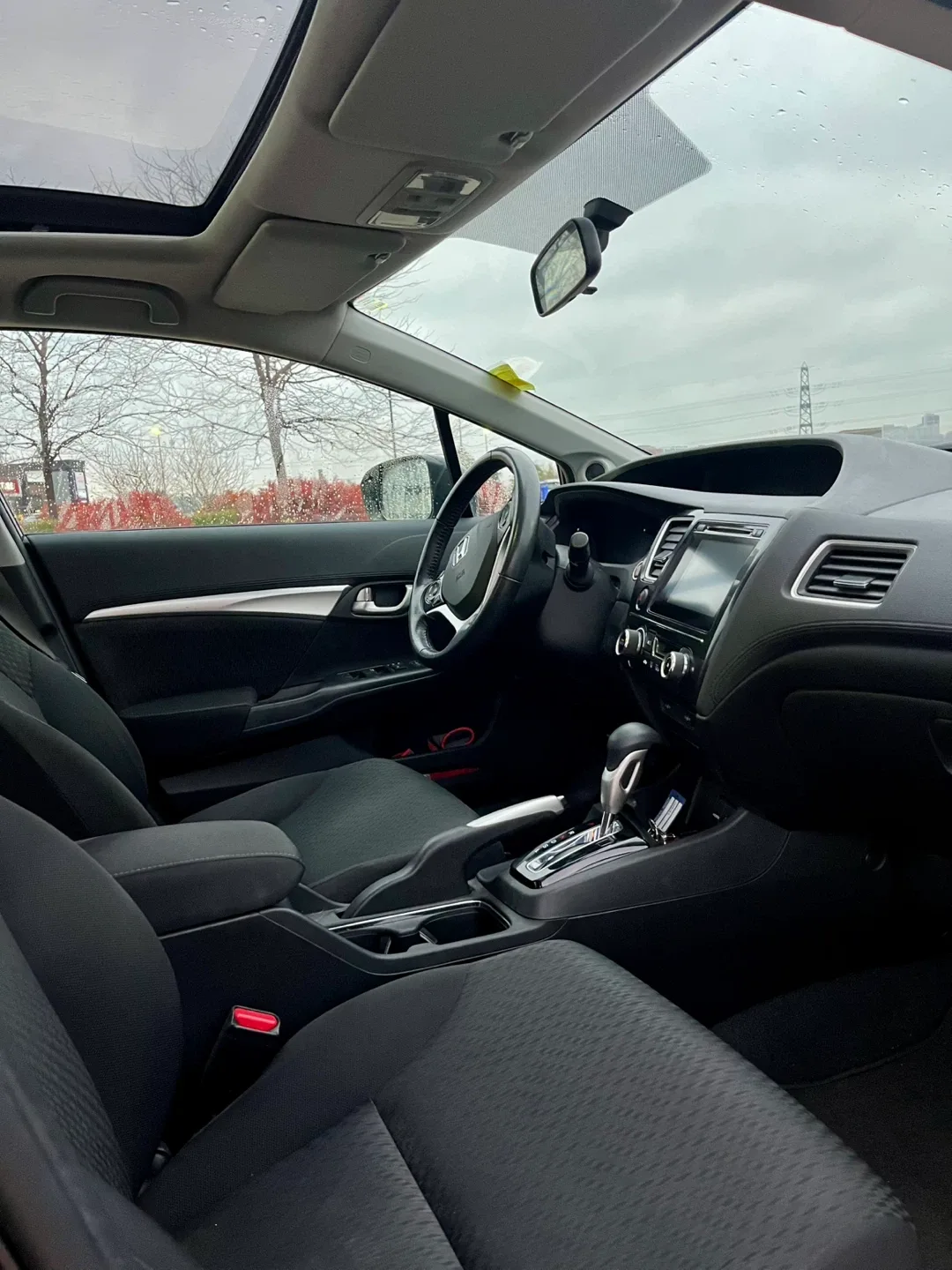 2015 Certified with safety Black Honda Civic Sedan image indicator(7)