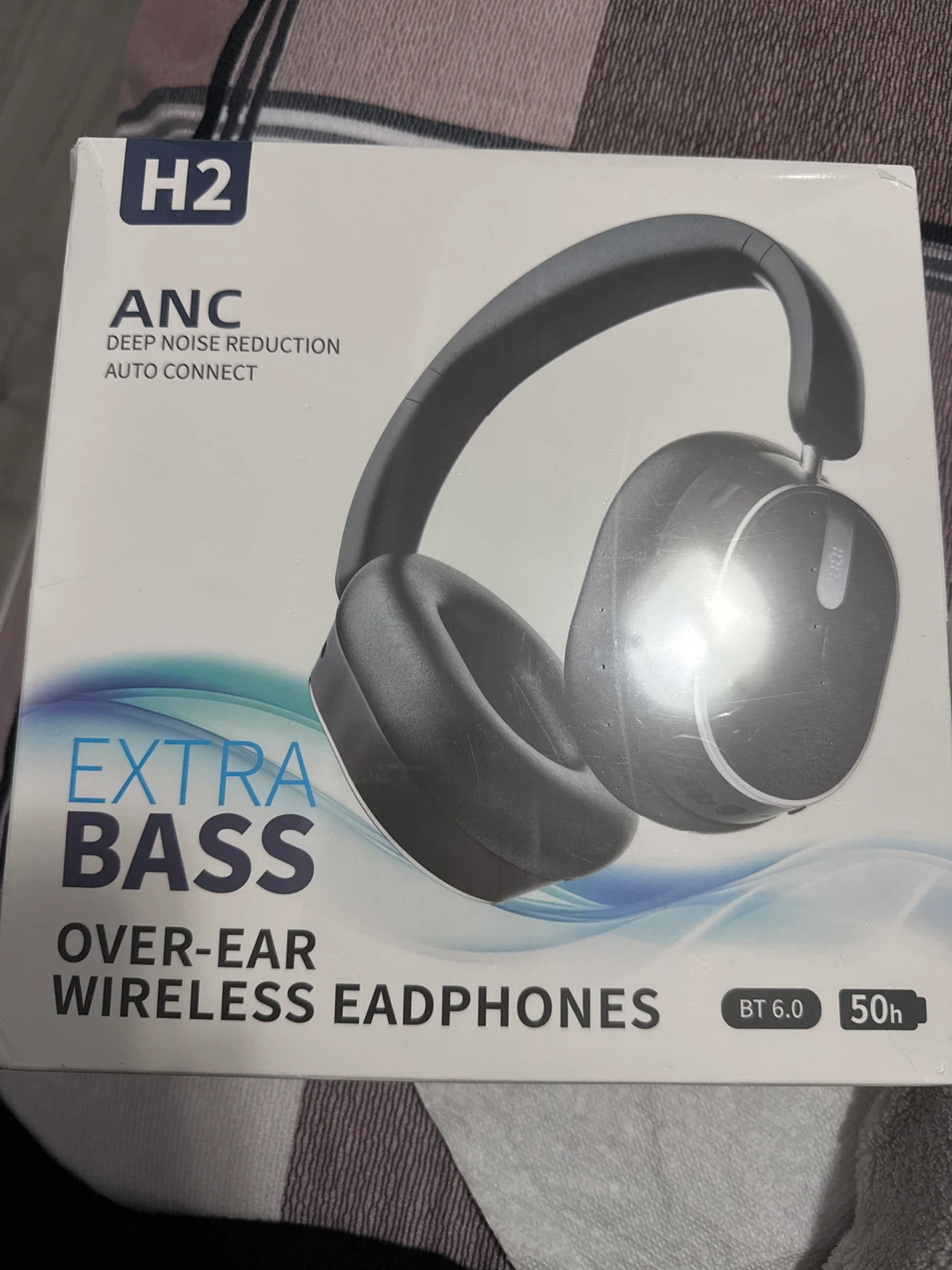 H2 ANC Over-Ear Wireless Headphones - New in Box!