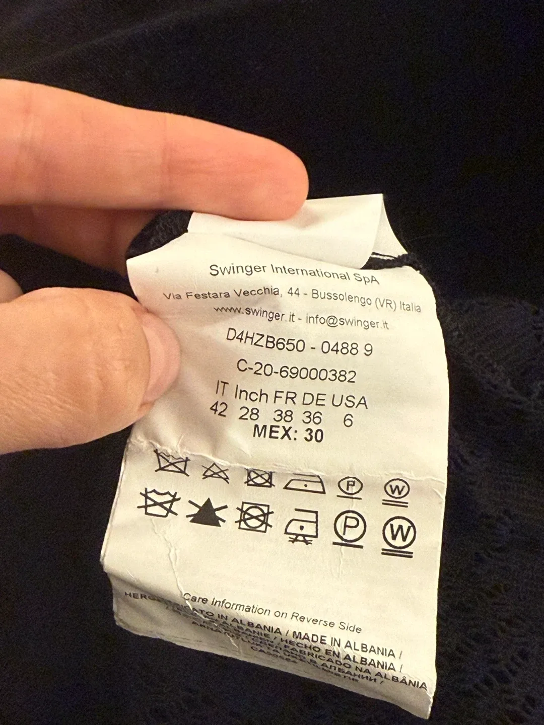 Versace Jeans Couture Black Lace Bodysuit Size 6 image indicator(4)