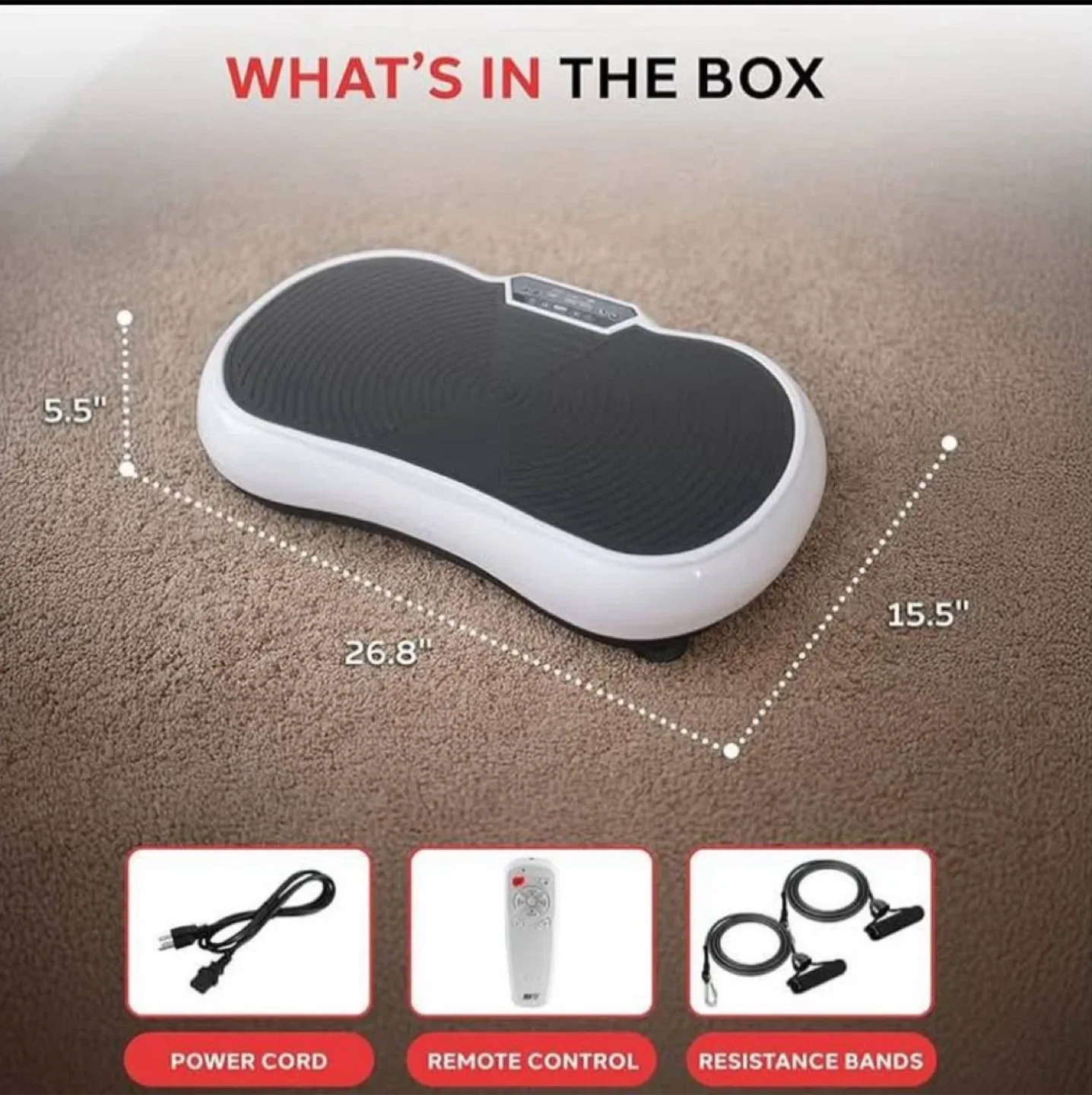 Vibration Plate- Hurtle Standing Vibration Workout Machine image indicator(7)