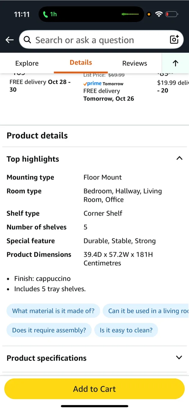 Bookshelf - Monarch Specialties -$110 each image indicator(3)