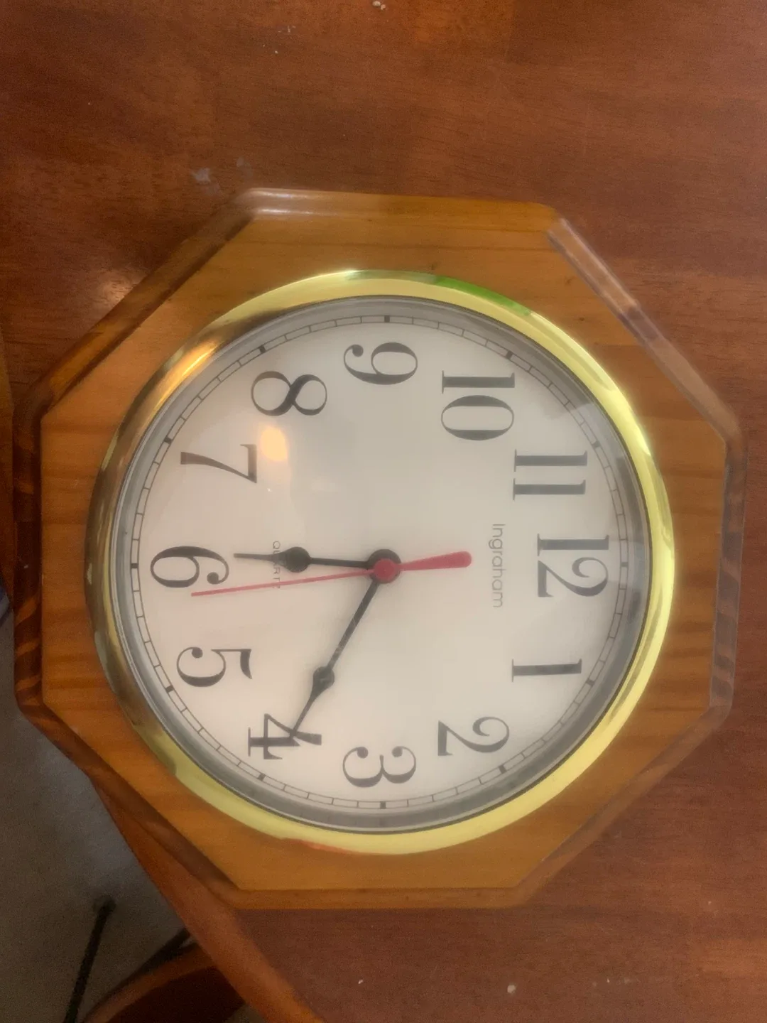 Ingraham Quartz Wall Clock