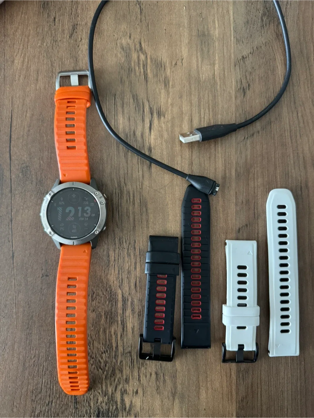 Garmin Fenix 6 Sapphire Watch with Extra Bands image indicator(5)