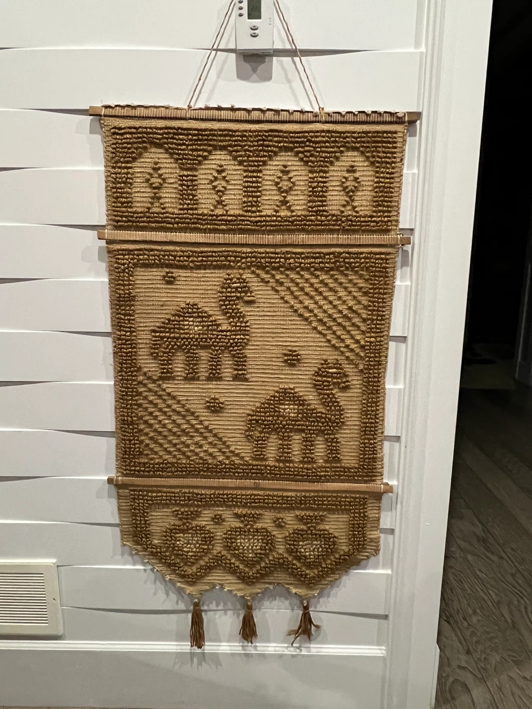 Vintage Wall Hanging with Camel Design