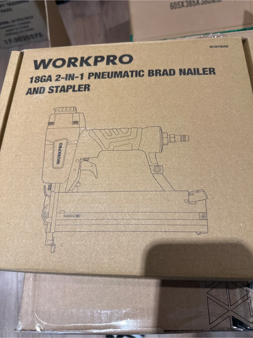 WORKPRO 18GA 2-in-1 Pneumatic Brad Nailer & Stapler image indicator(2)