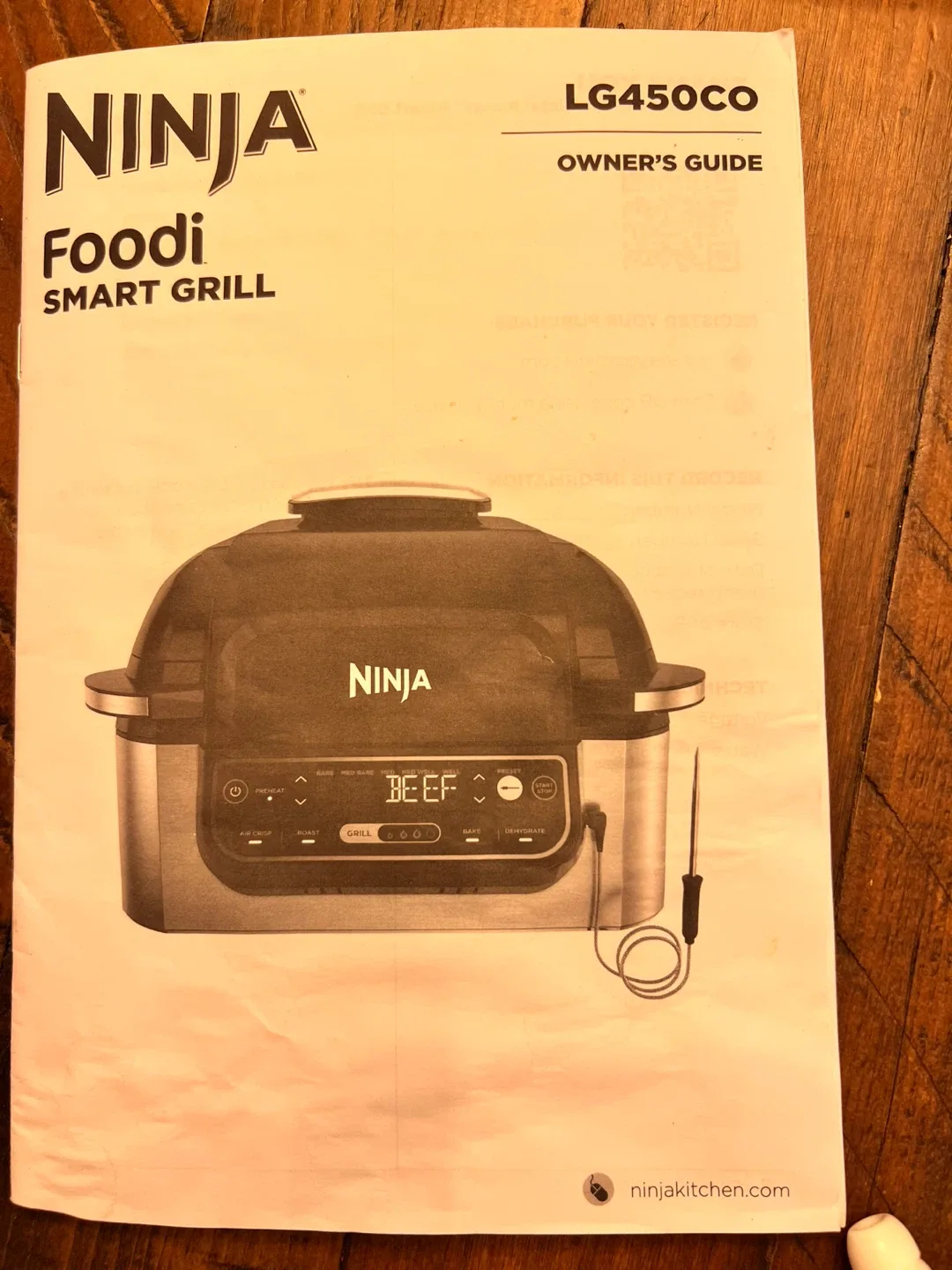 Ninja Foodi Smart Grill LG450CO image indicator(2)