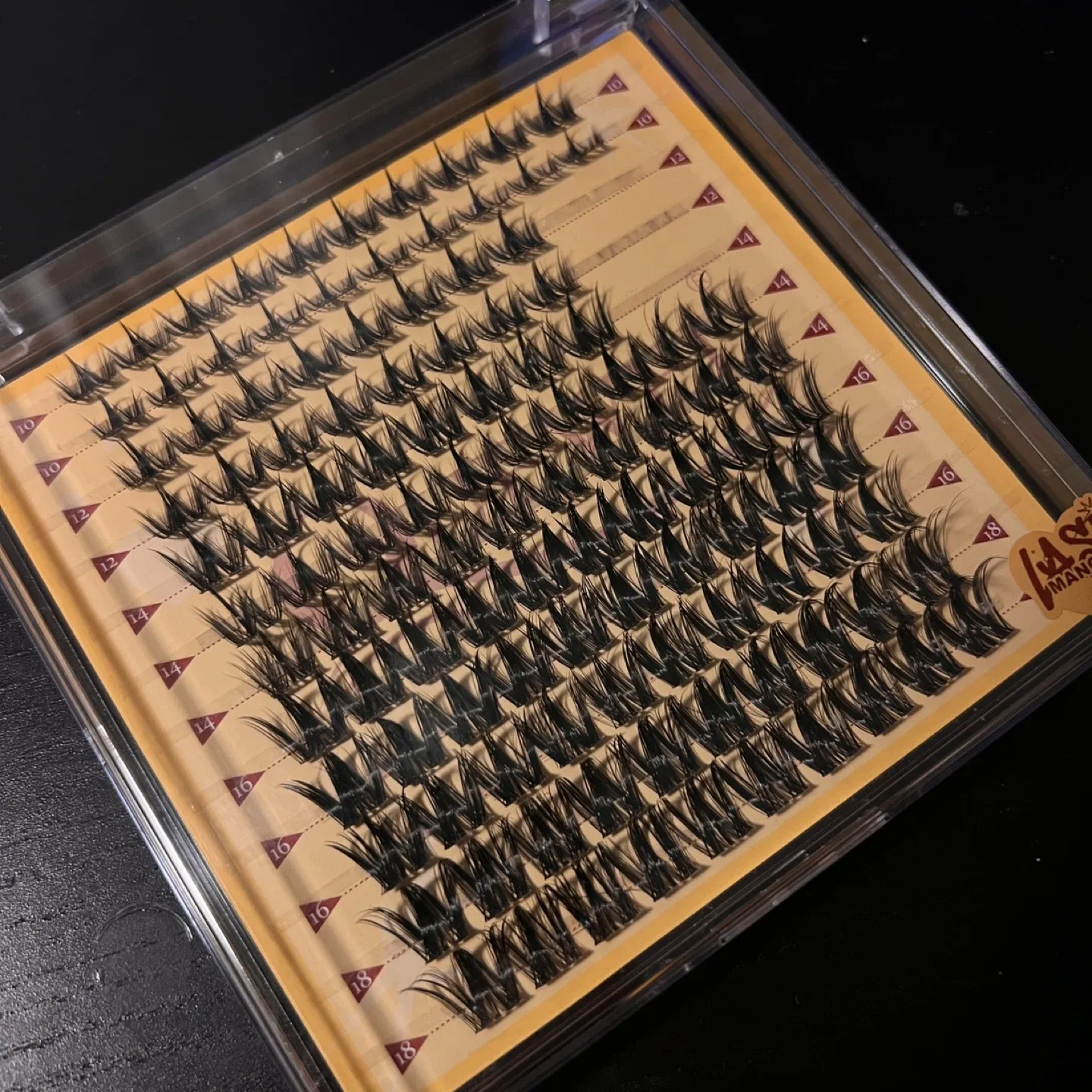 Various cluster lashes with glue image indicator(3)