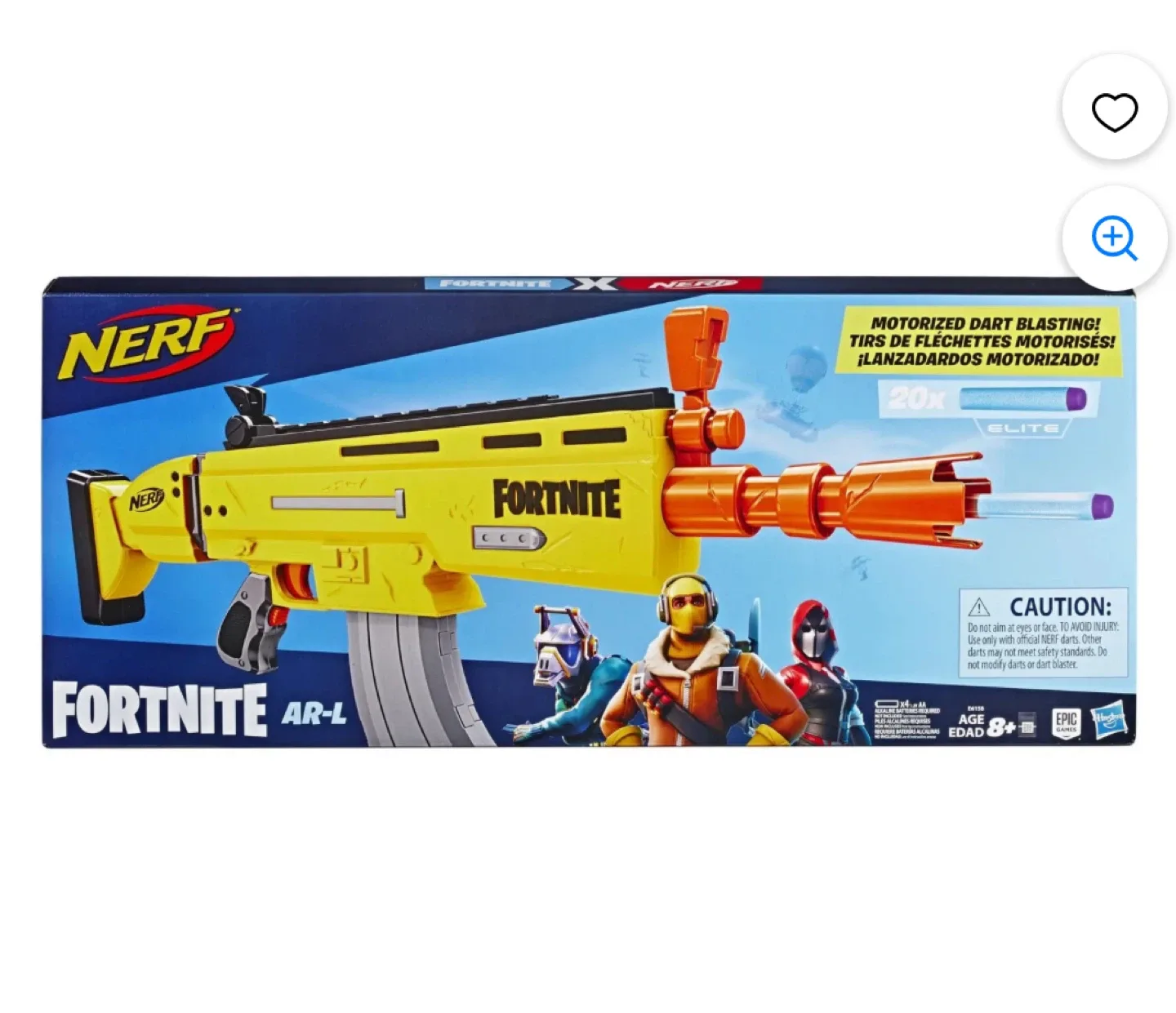 🔥 NERF Fortnite AR-L Motorized Blaster – $50 🔥 image indicator(2)