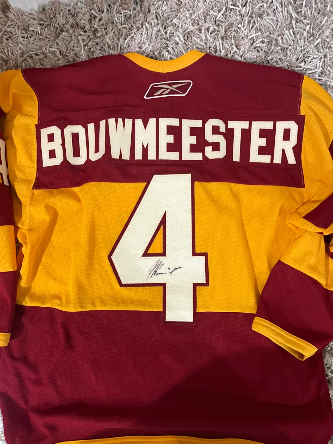 Reebok Calgary Flames Heritage Classic Bouwmeester Jersey - photo 2