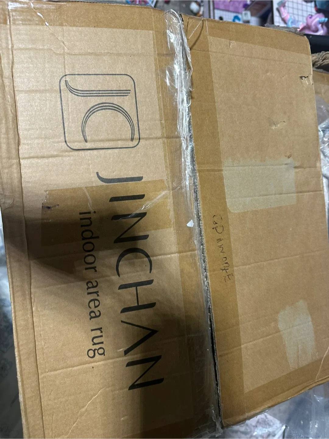 Boho Jute Rug 9x6 ft- Recycled Material, Machine Washable image indicator(10)