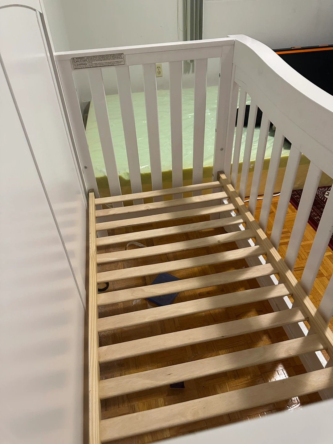White Baby Crib - photo 5