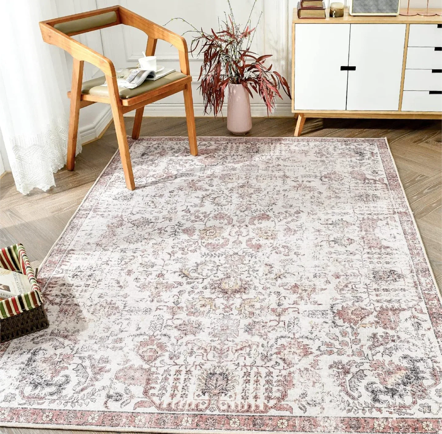 Area Rug with Non-Slip Backing