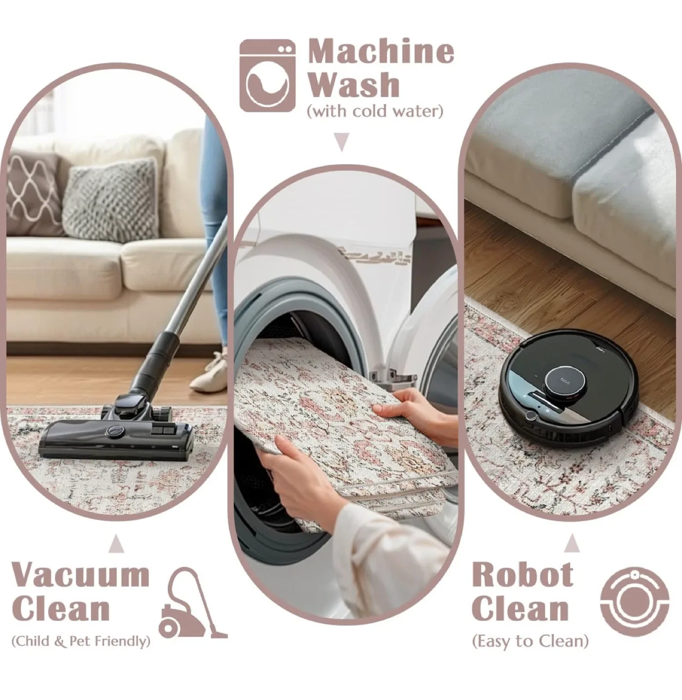 Area Rug with Non-Slip Backing image indicator(8)