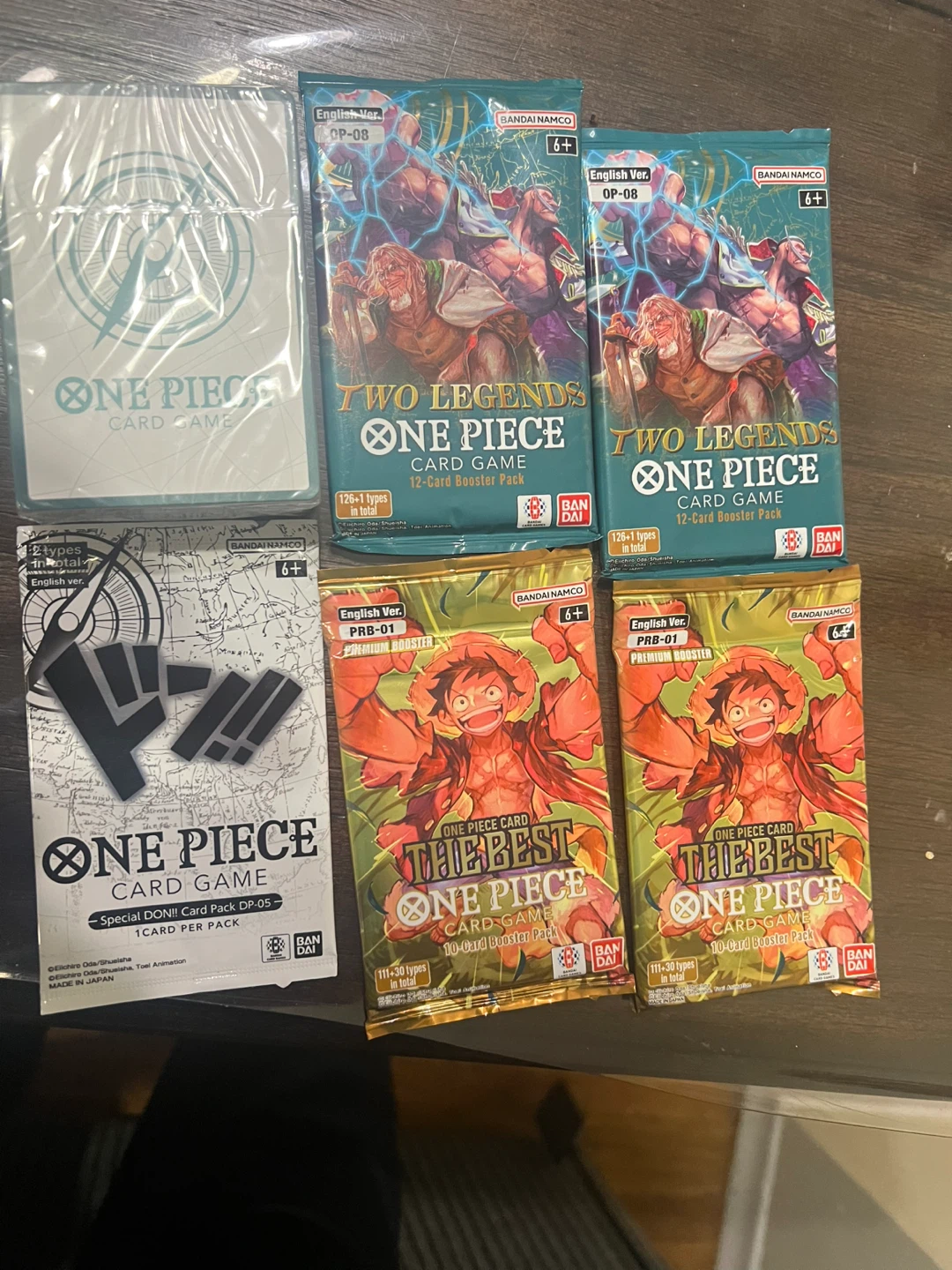 New One Piece Card Game Booster Packs