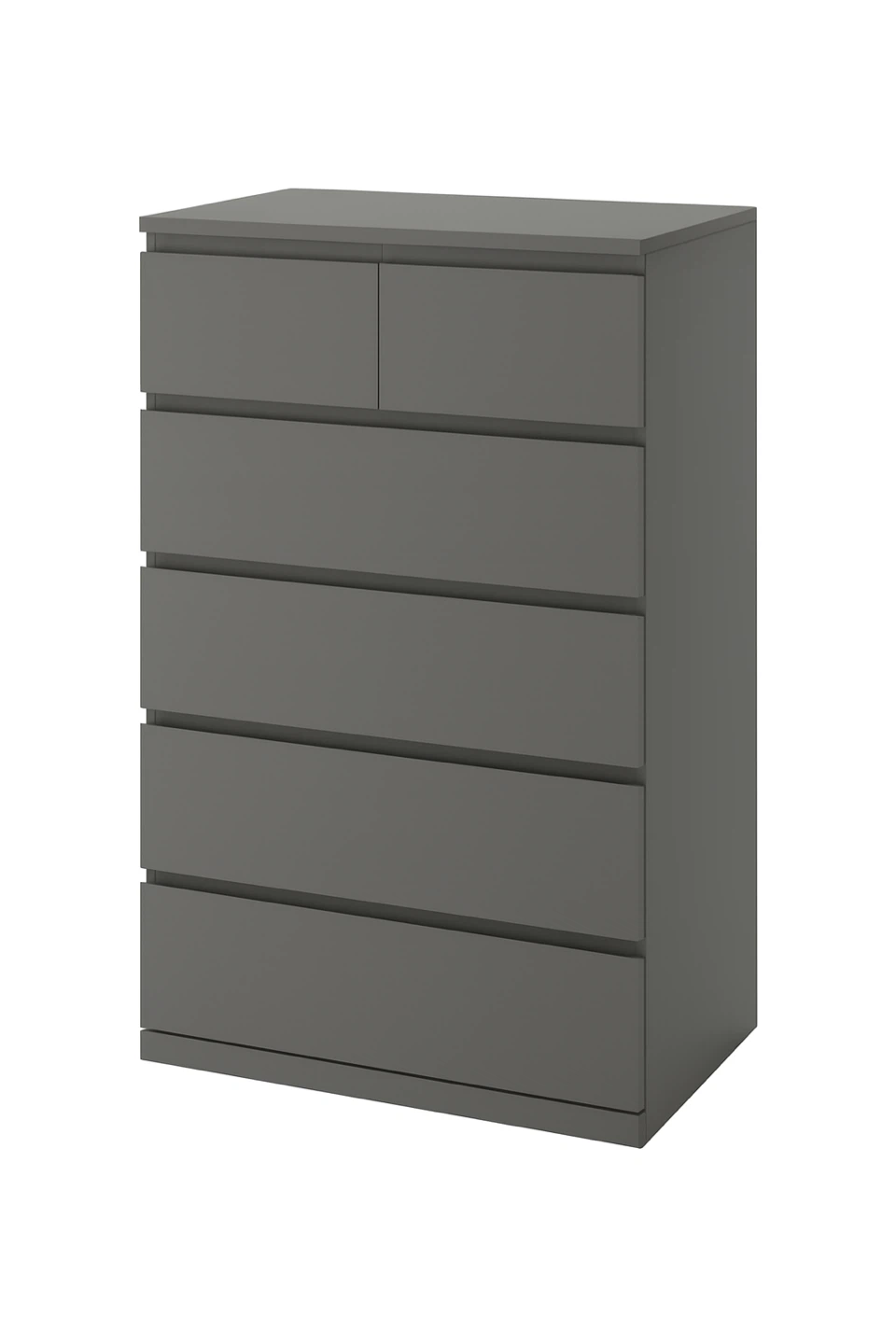 IKEA Malm 6-Drawer Dresser - Gray