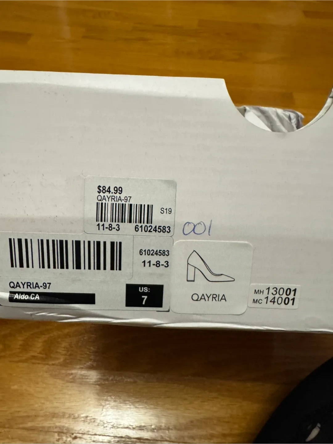 Aldo Qayria-97 Black Heels - Size 7 image indicator(5)