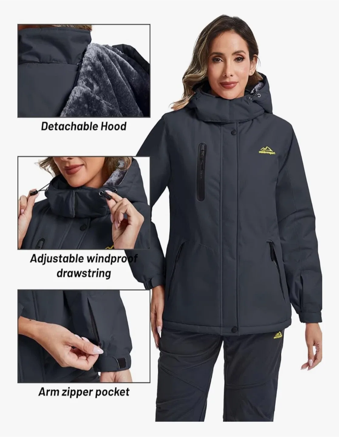 Warm Jacket Waterproof Windproof