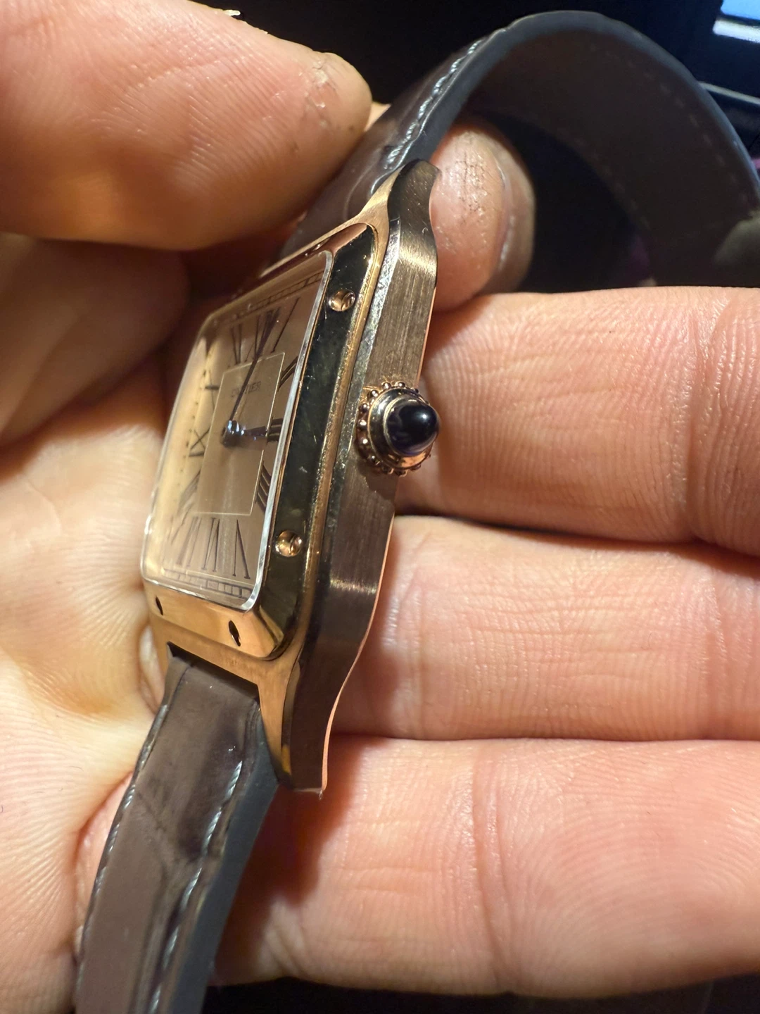 Cartier Santos Dumont Rose Gold Watch - photo 4