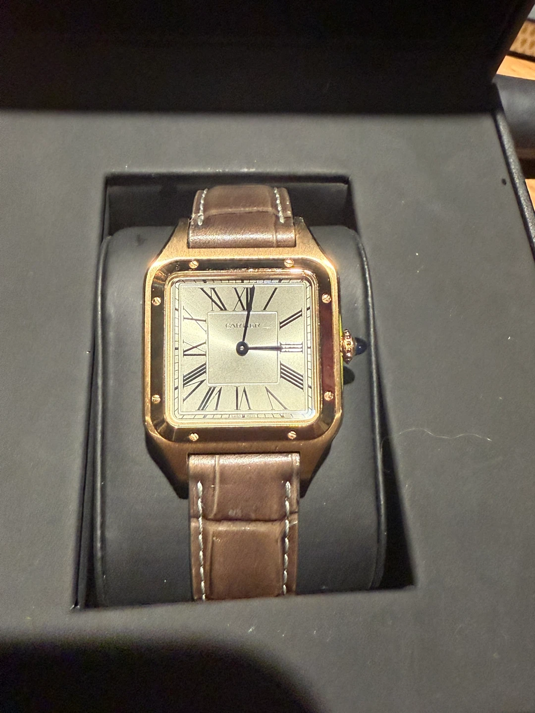 Cartier Santos Dumont Rose Gold Watch