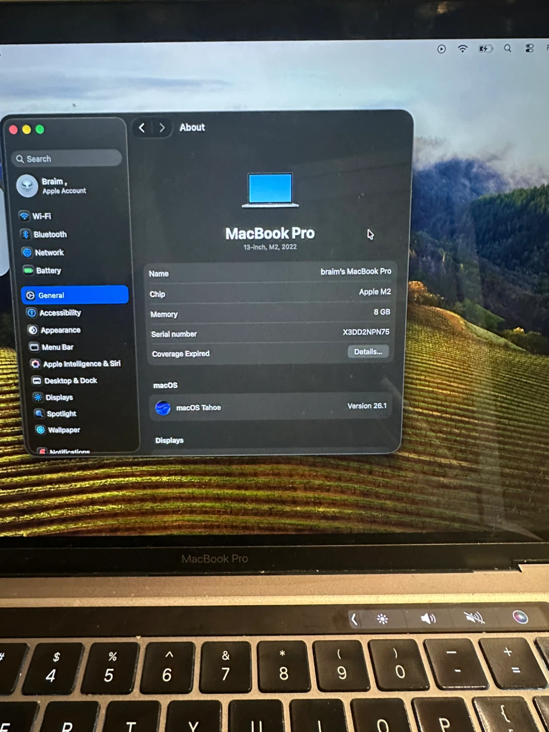 MacBook Pro 13” (2022, M2) 512GB Excellent Condition.