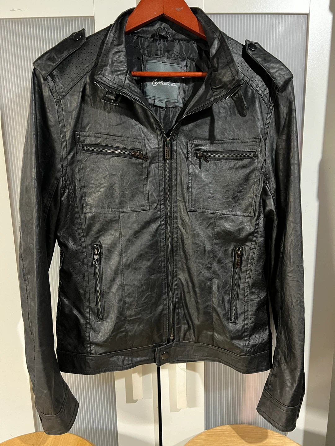 Urban Heritage Black Jacket for Men