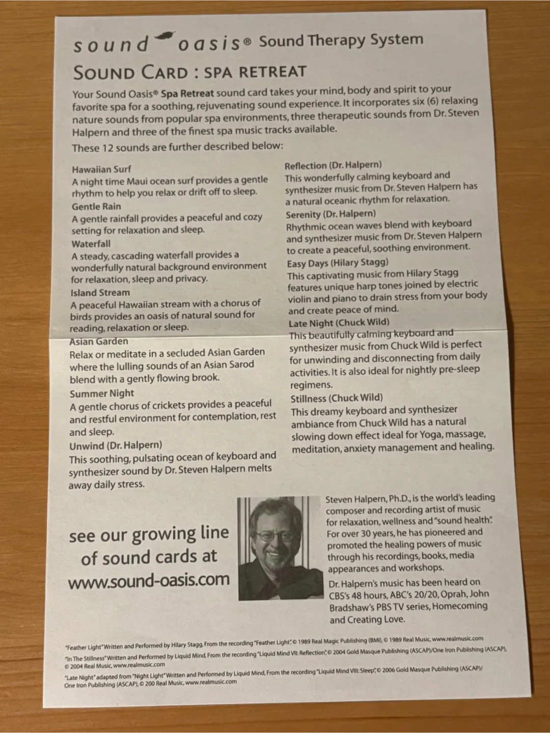 Sound Oasis Sleep Sound Therapy System/Alarm Clock image indicator(5)