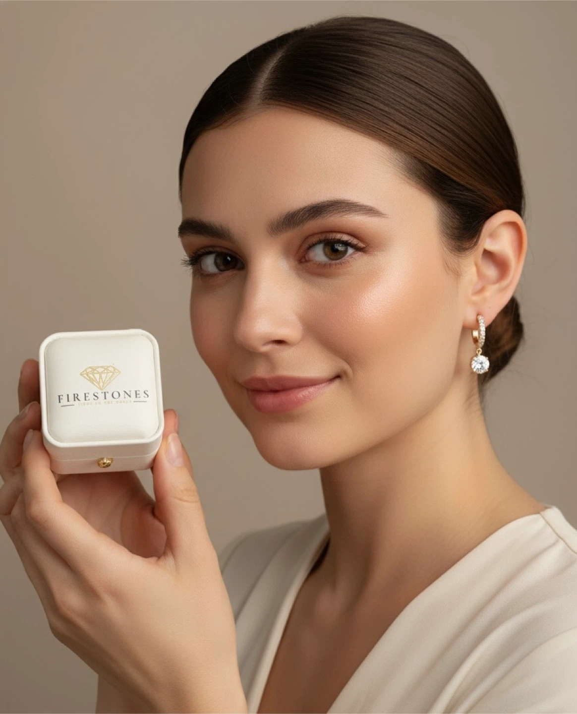 Diamond Huggie Earrings