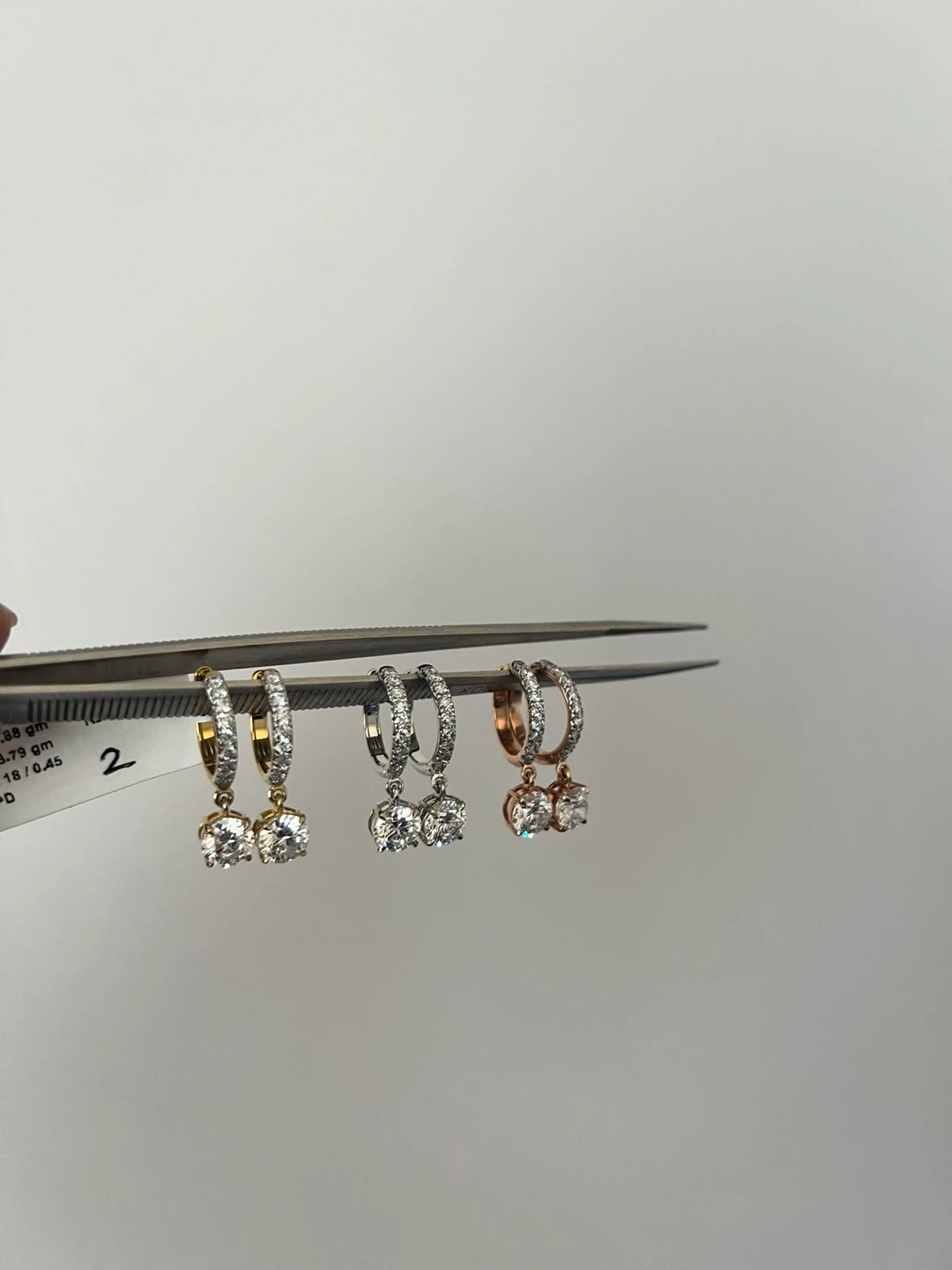 Diamond Huggie Earrings - photo 2