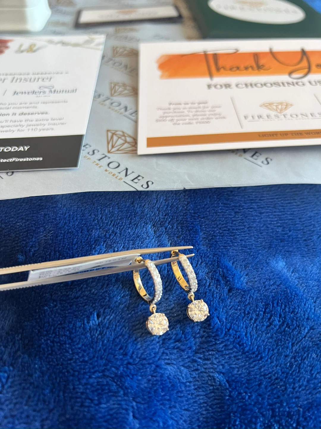 Diamond Huggie Earrings - photo 3
