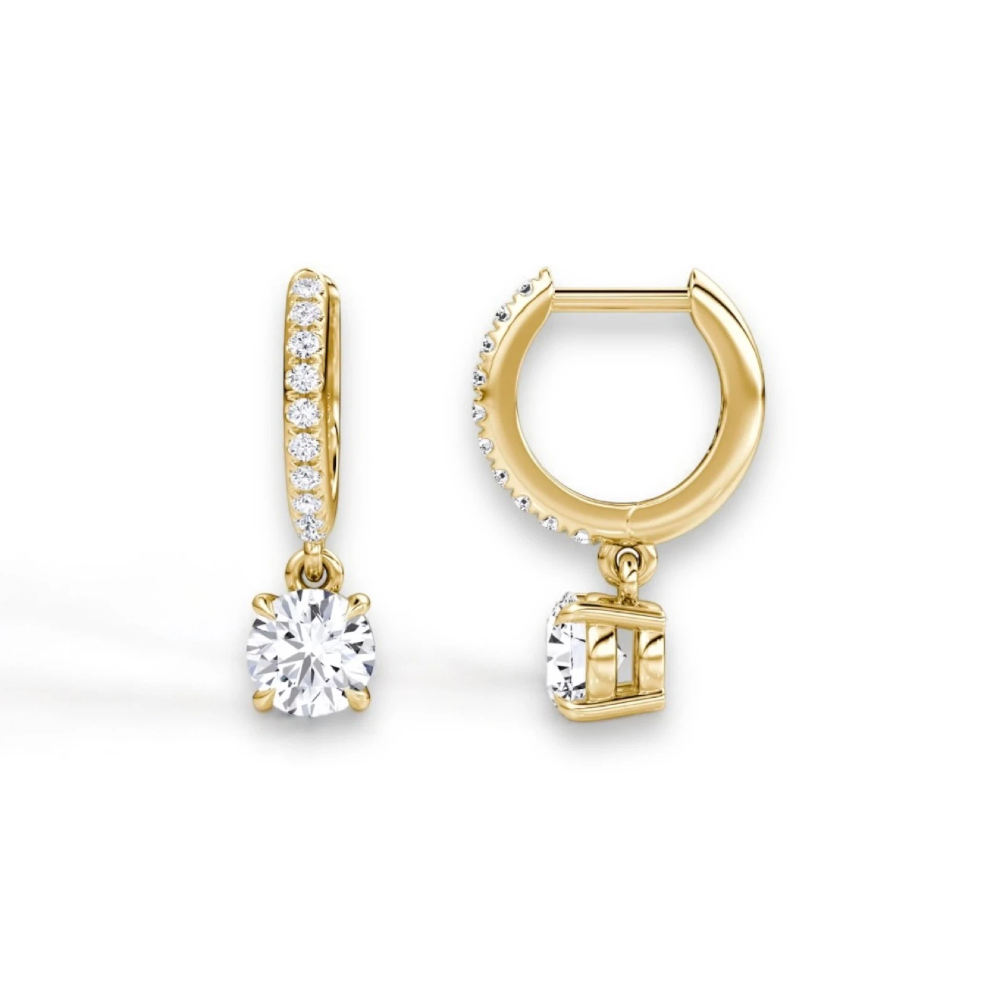 Diamond Huggie Earrings - photo 5