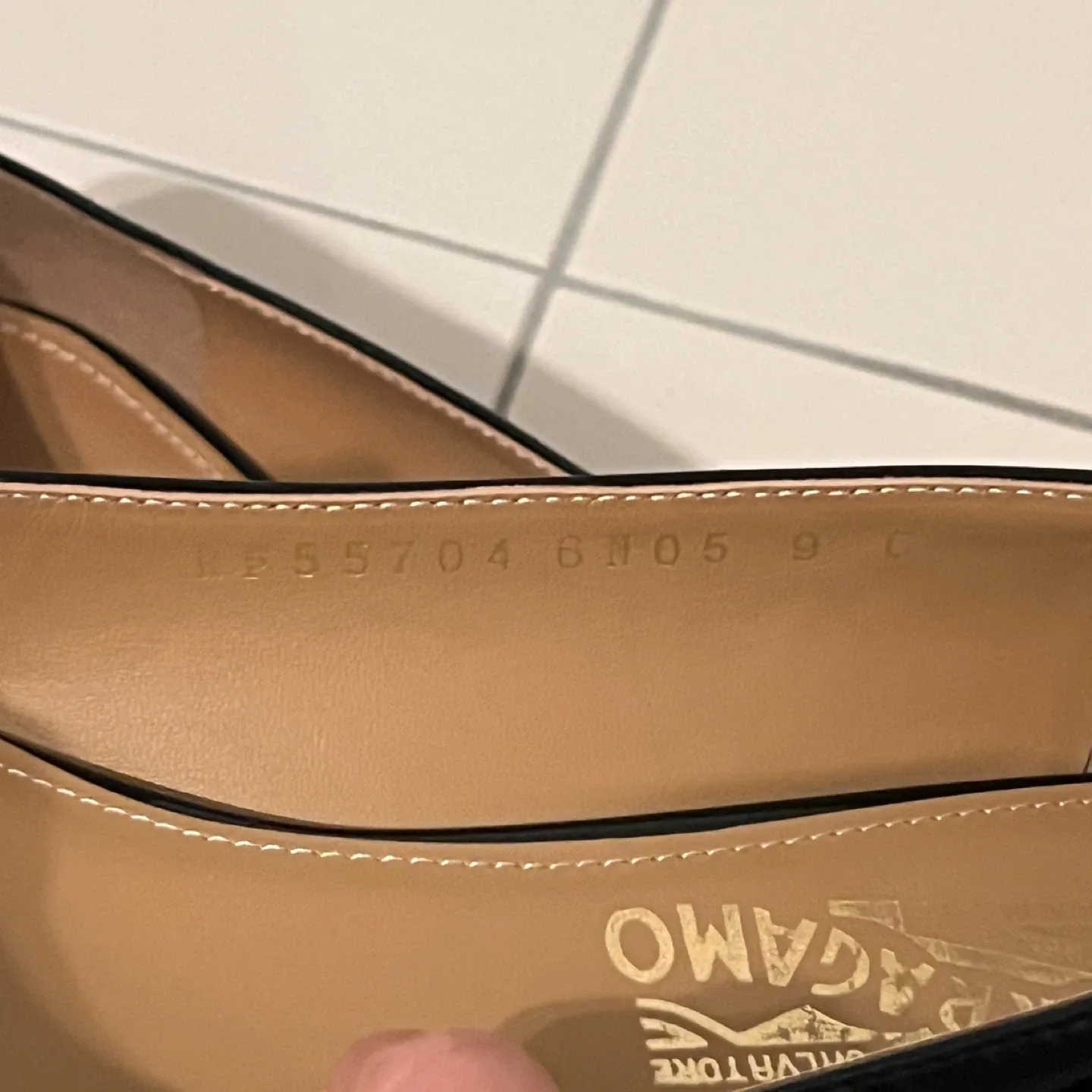 Salvatore Ferragamo Black Patent Leather Pumps image indicator(6)