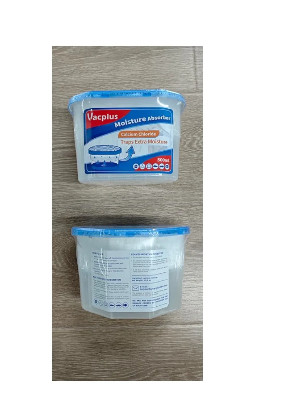 12 pack Vacplus Moisture Absorber - Calcium Chloride 500ml image indicator(2)