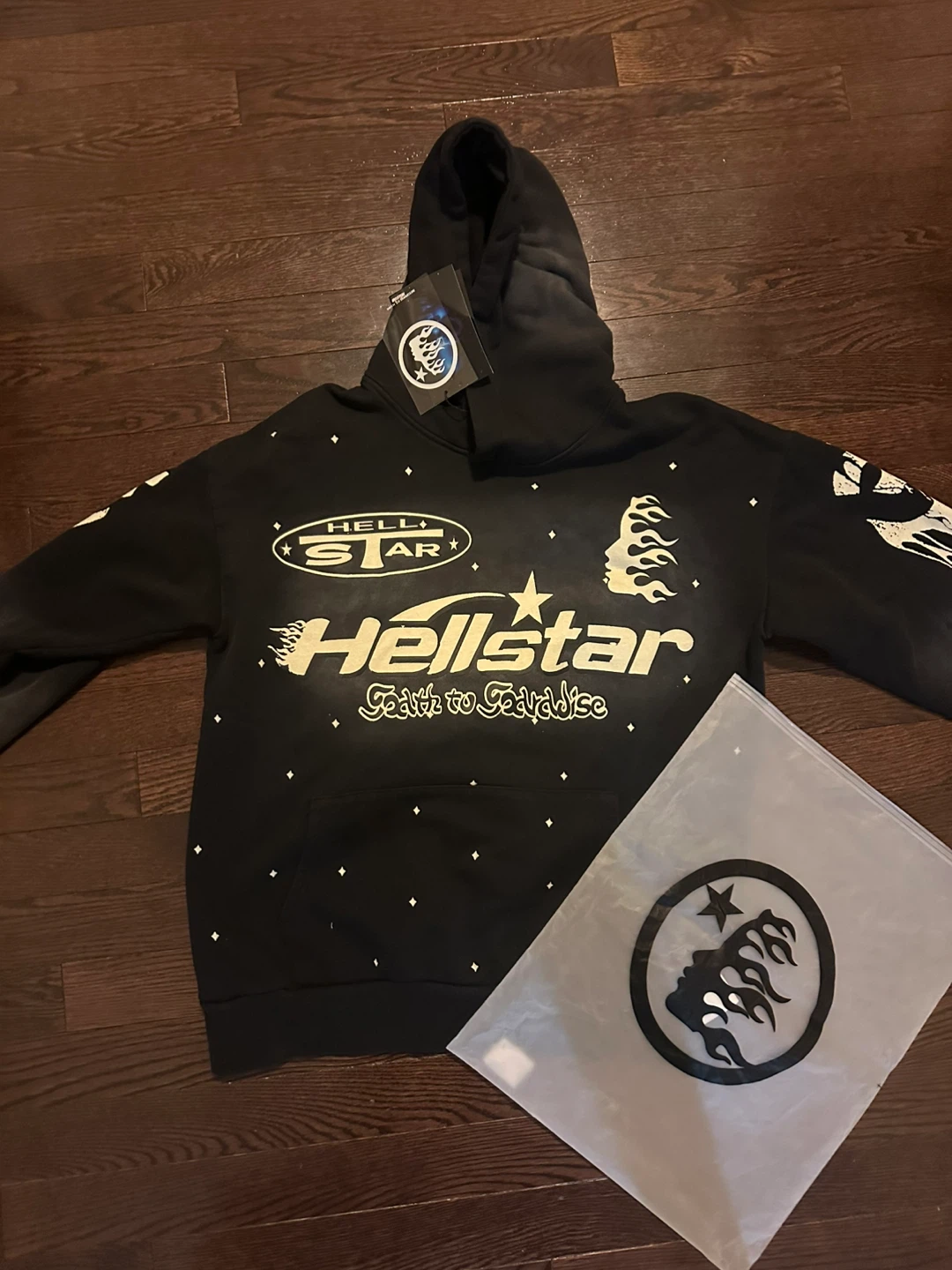 Hellstar racer black hoodie