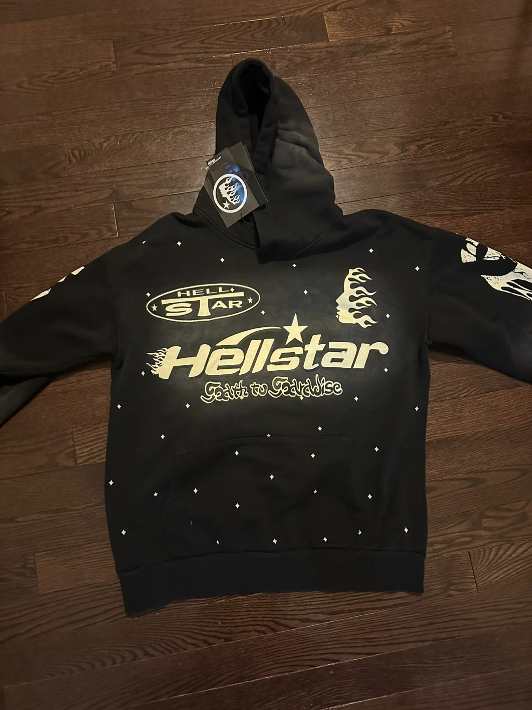 Hellstar racer black hoodie - photo 2