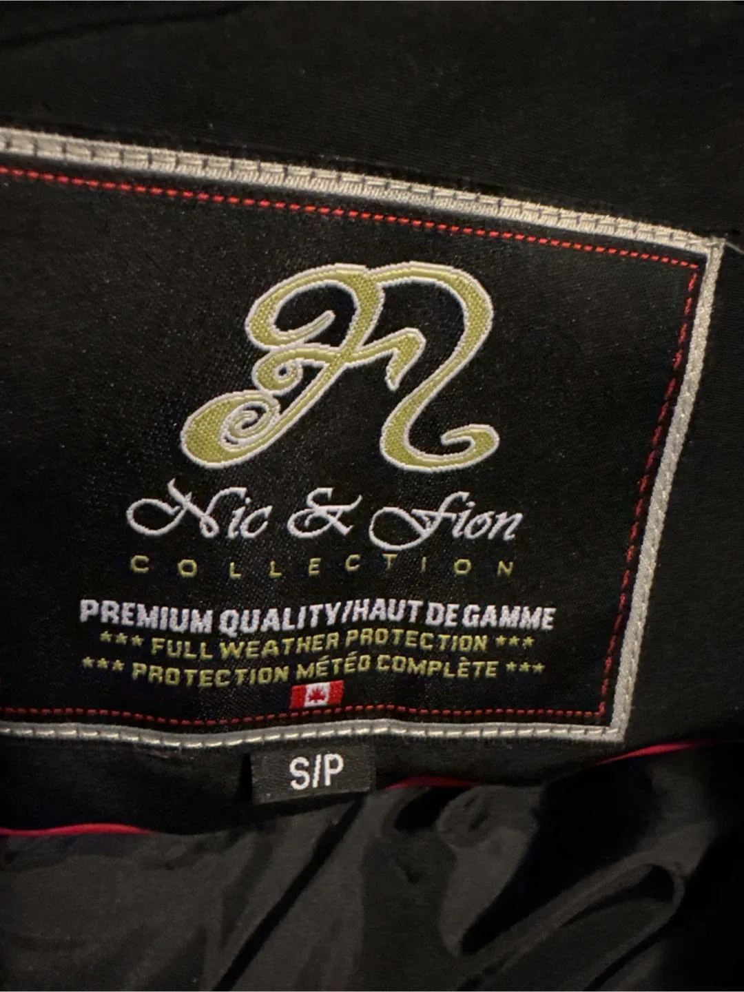 NEW Nic & Fion Men’s Black Winter Coat - Size S/M image indicator(2)