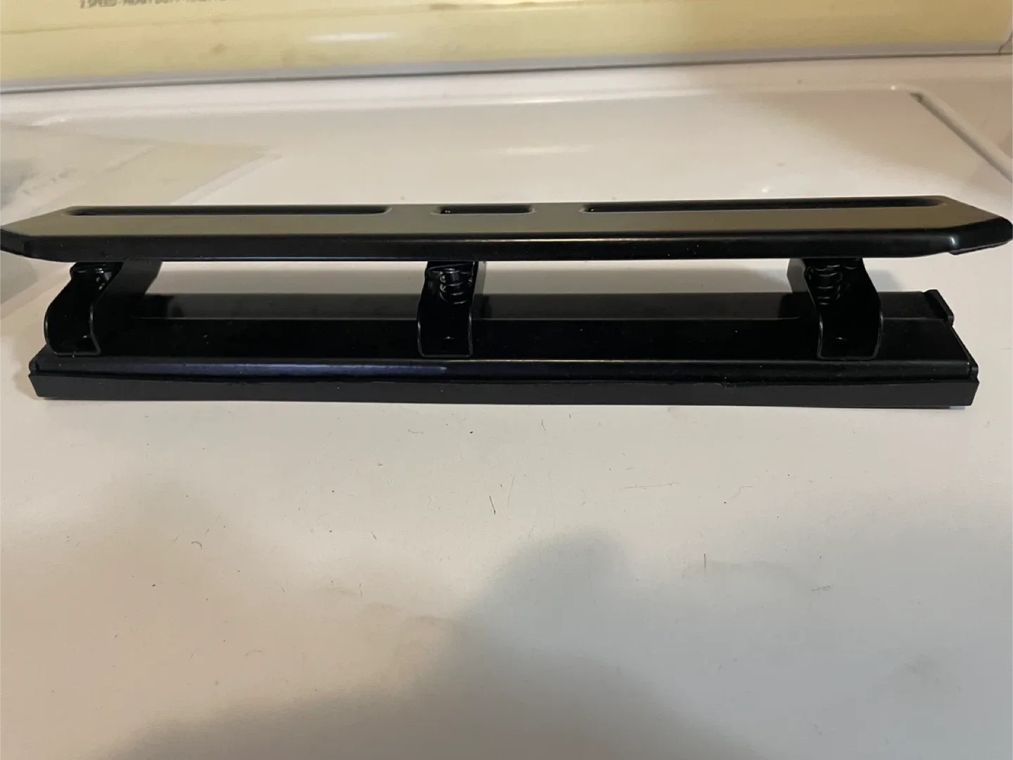 Black Three Hole Punch