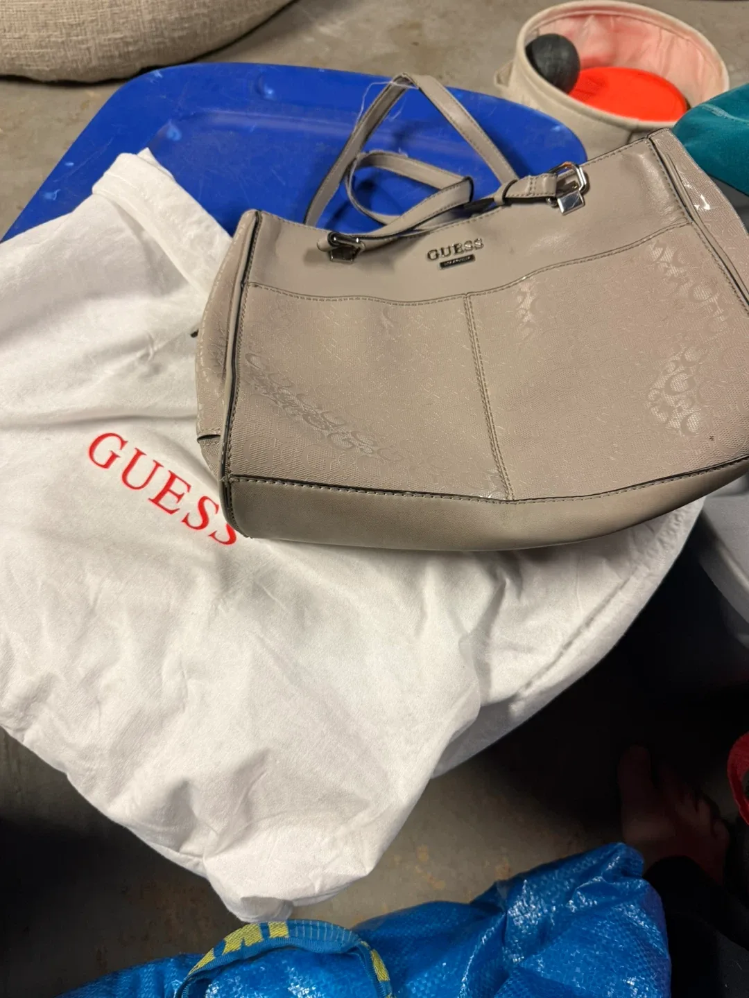Guess Handbag - brownish gray