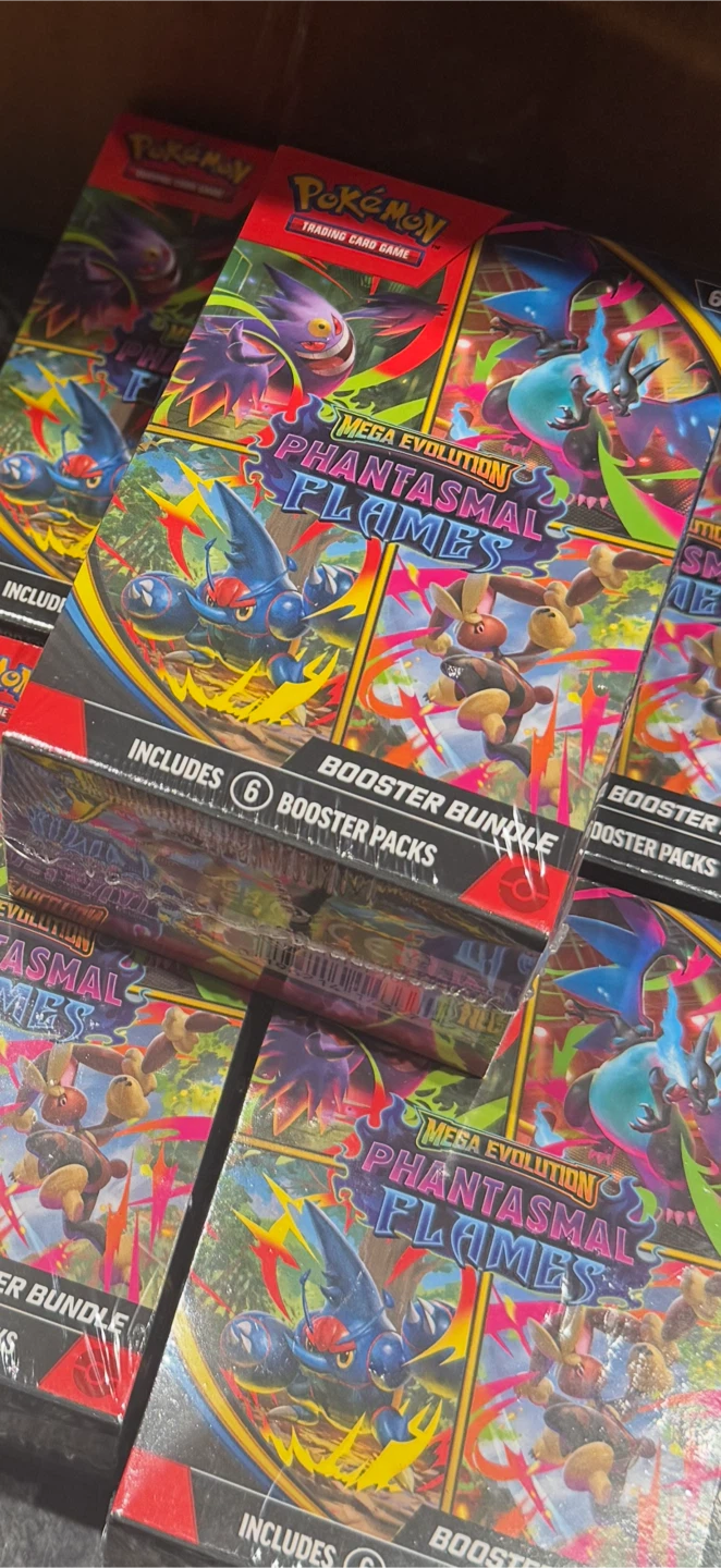 Pokemon TCG Mega Evolution Phantasmal Flames Booster Bundle - photo 3