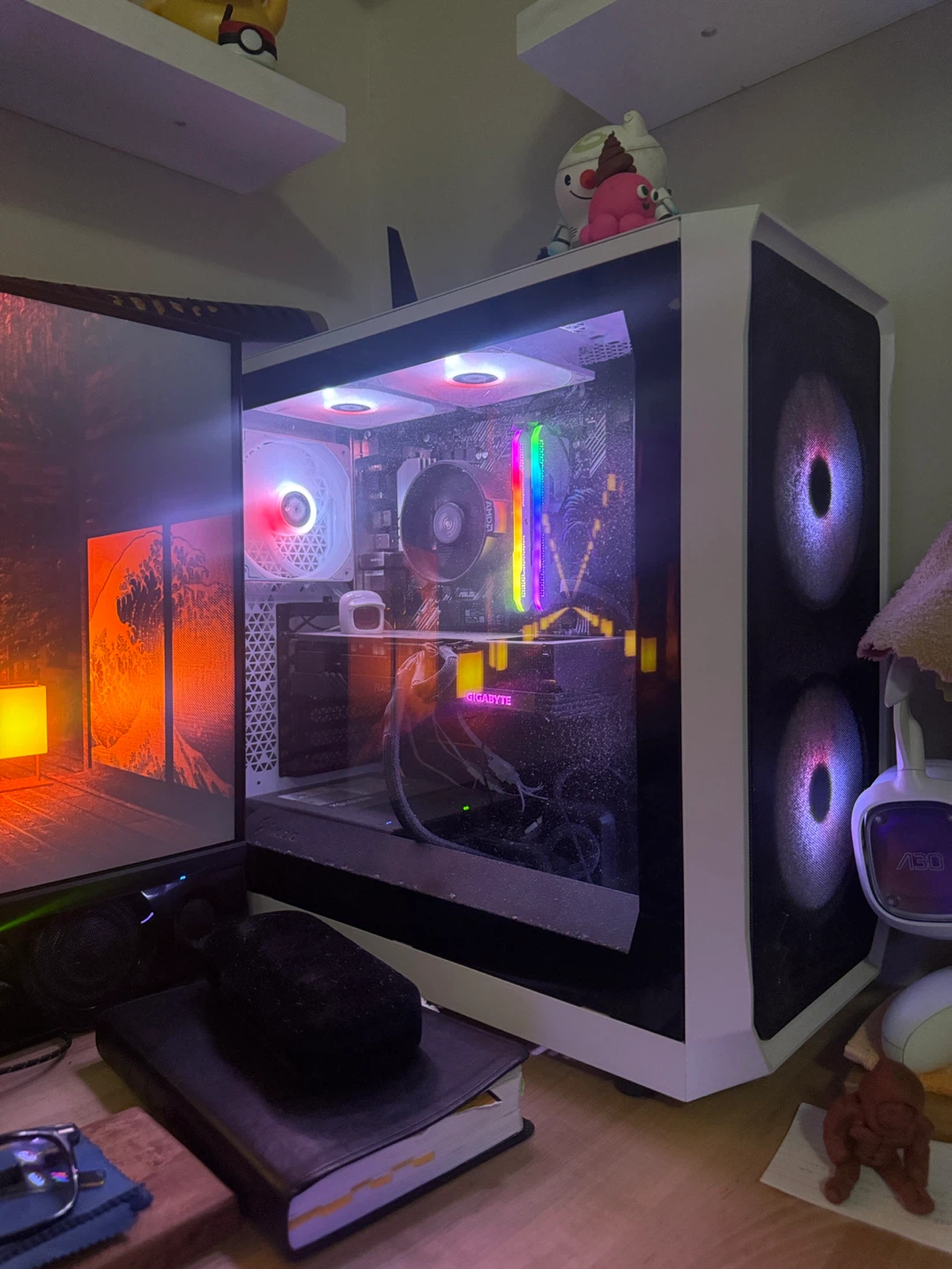Custom White PC Build - AMD Ryzen, Gigabyte Radeon - photo 5