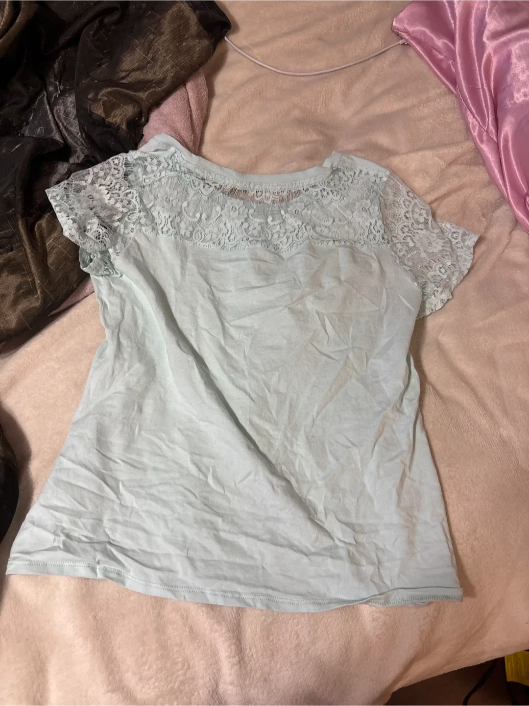 Light Blue Lace Top - Size Small image indicator(2)