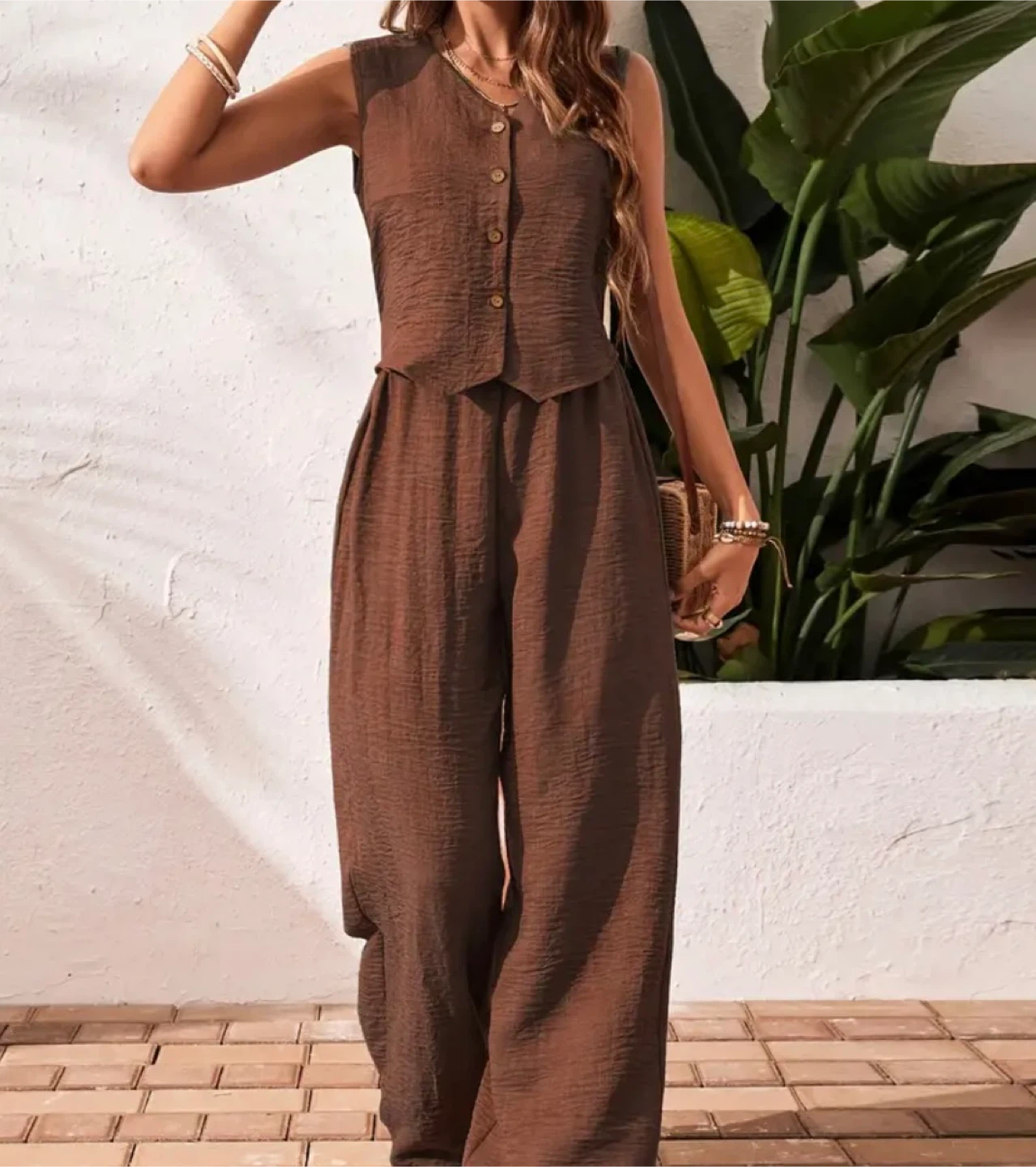 Brown Two-Piece Set - Size XL - photo 5